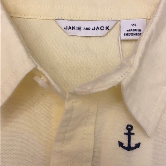 Janie And Jack 2T Boys Button Down - Picture 2 of 4